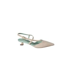 Paola Darcano Pink Lizard Pumps With Kitten Heel - NWT